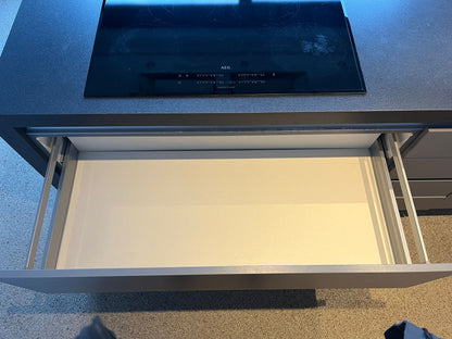 02288 - Grijze schiereiland keuken