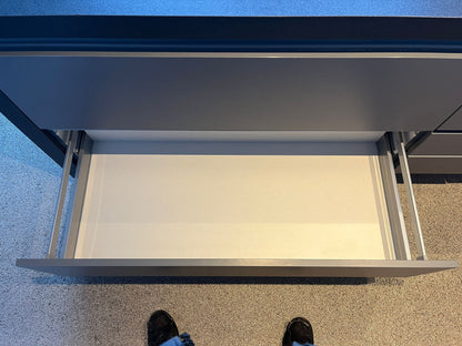 02288 - Grijze schiereiland keuken