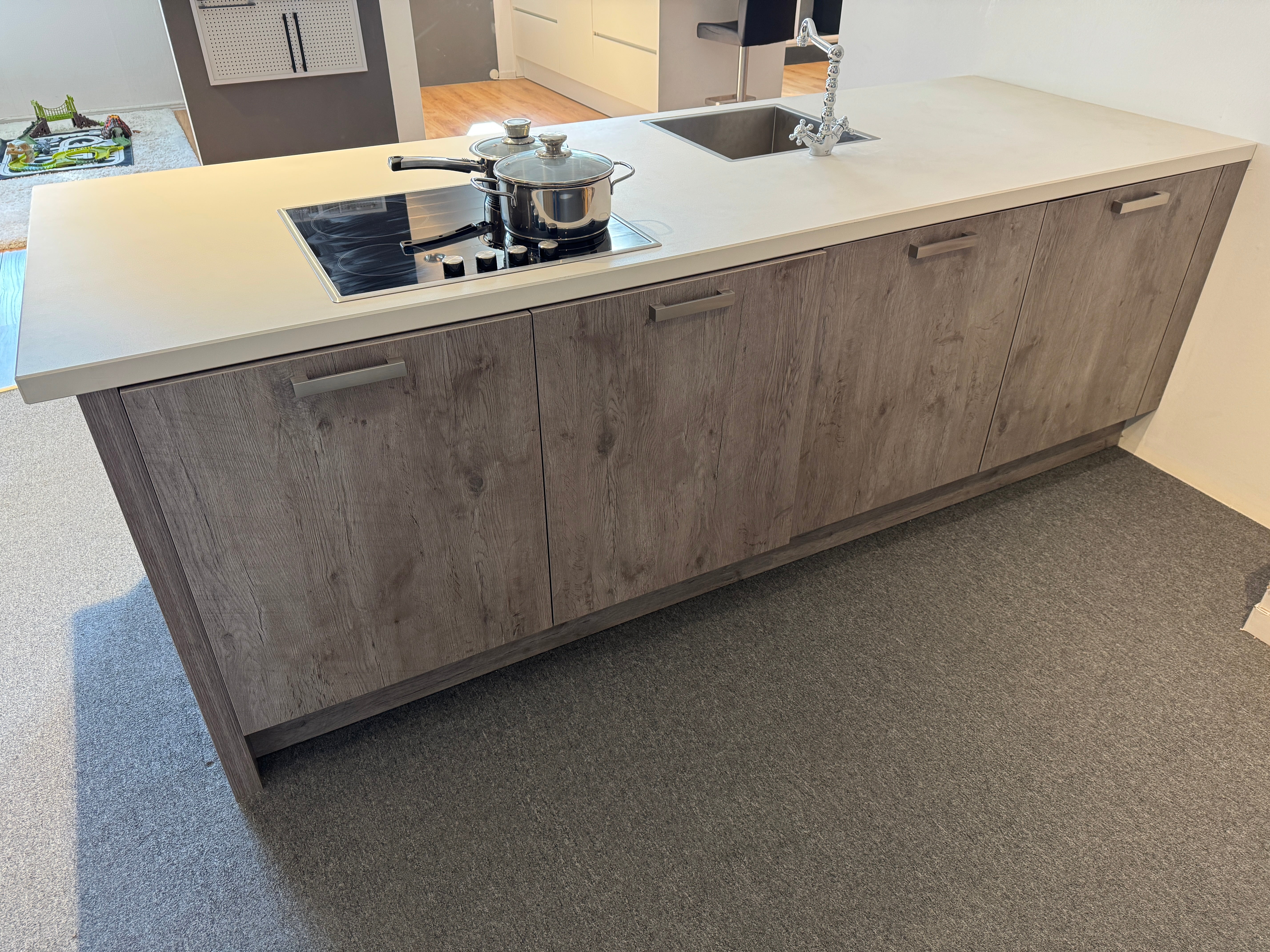 01089 - Moderne houtlook keuken
