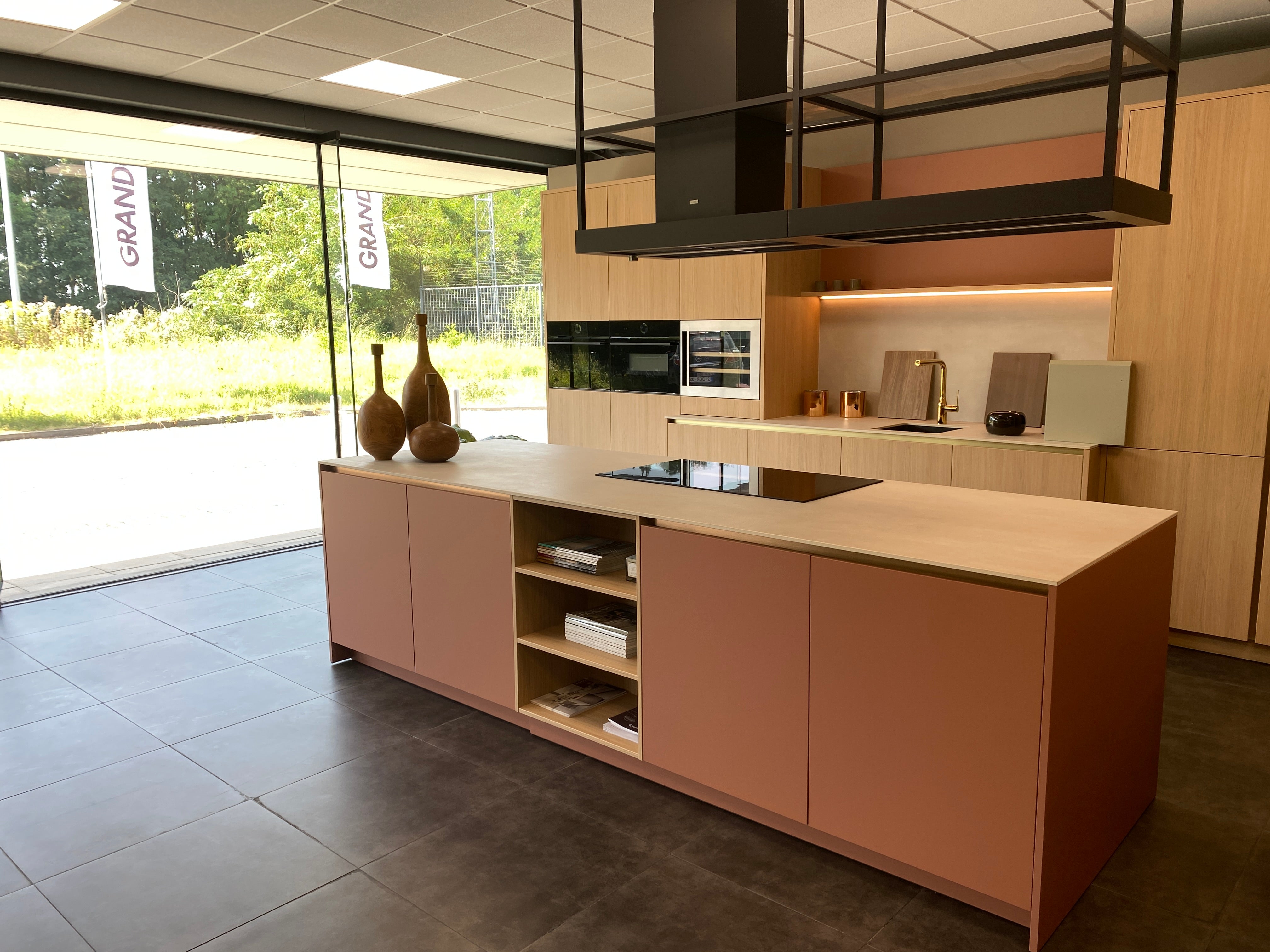 01726 - Terracotta keuken met eiken