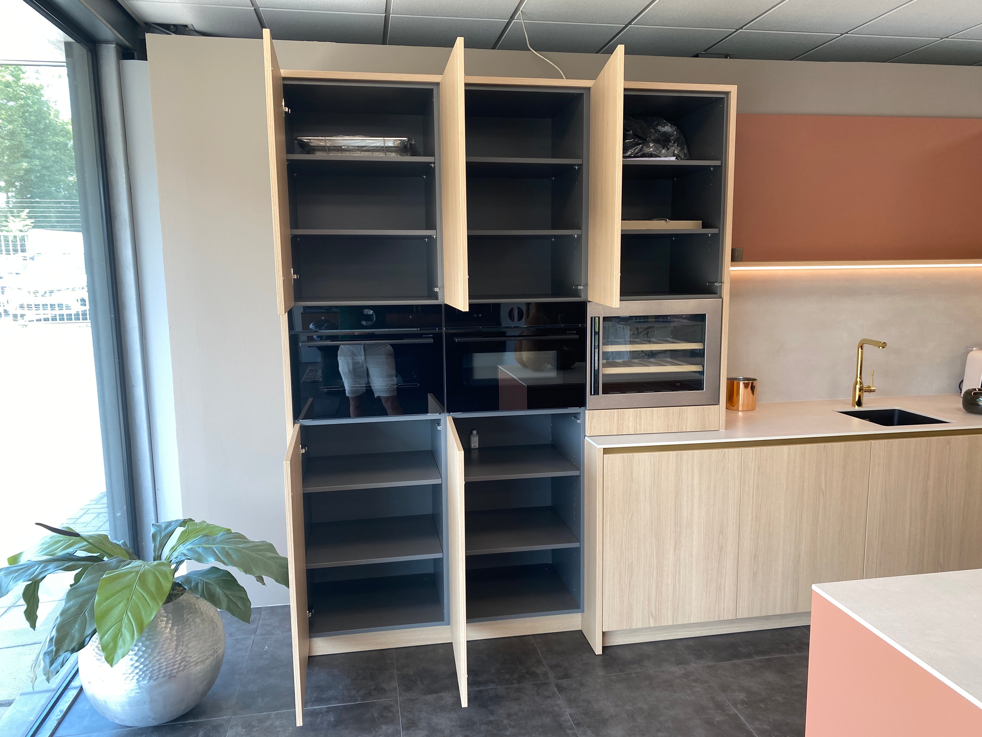 01726 - Terracotta keuken met eiken