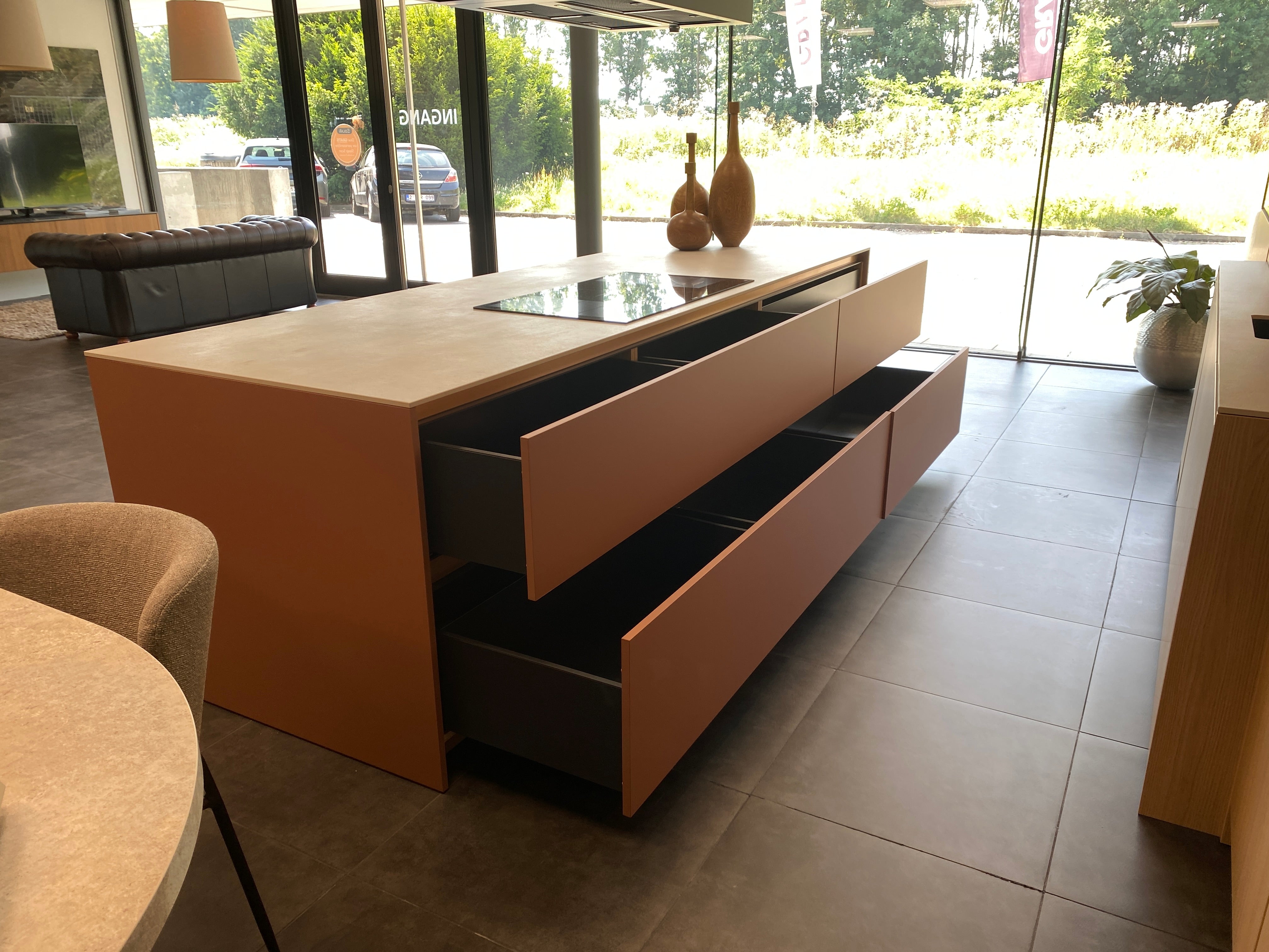 01726 - Terracotta keuken met eiken