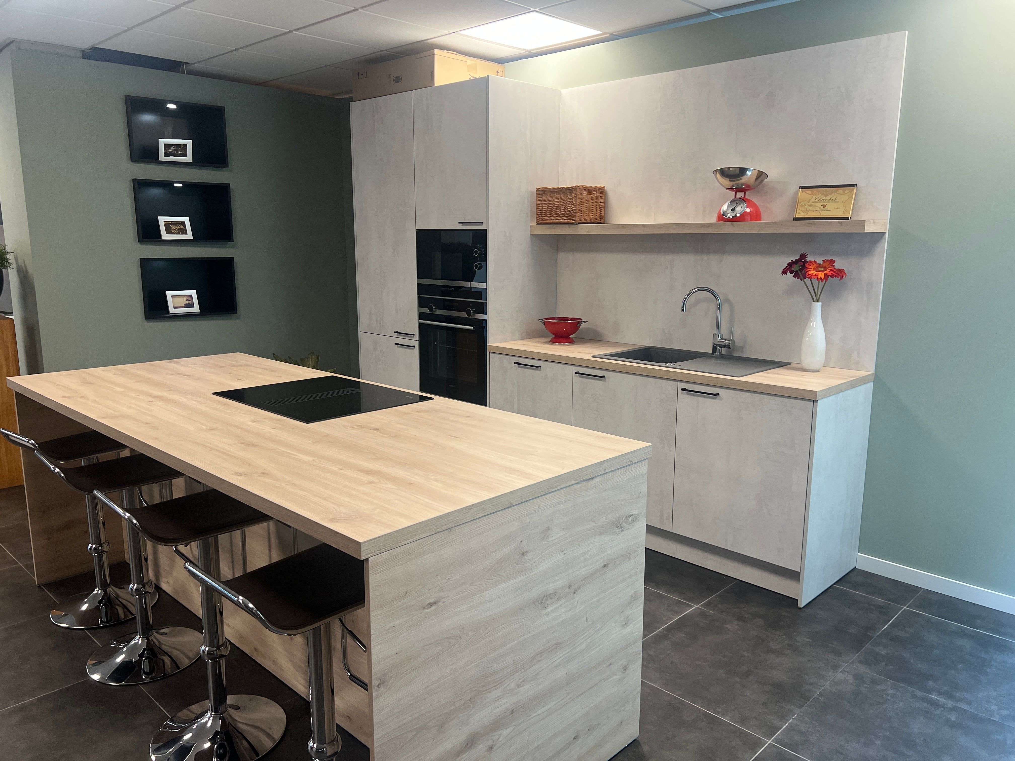 01833 - Modern/Landelijke eilandkeuken