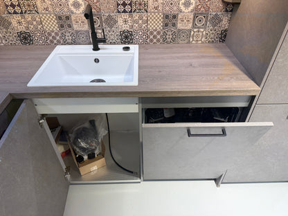 02374 - Grijze Nobilia keuken