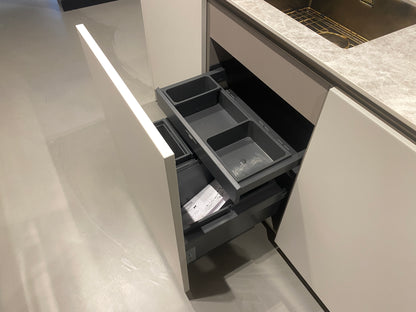 02448 - Eiken fineer eilandkeuken