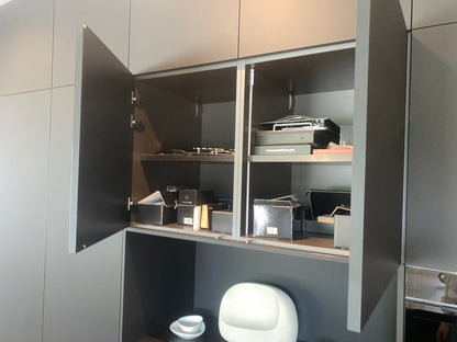 02450 - Zwart/witte luxe eilandkeuken