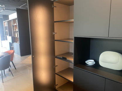 02450 - Zwart/witte luxe eilandkeuken