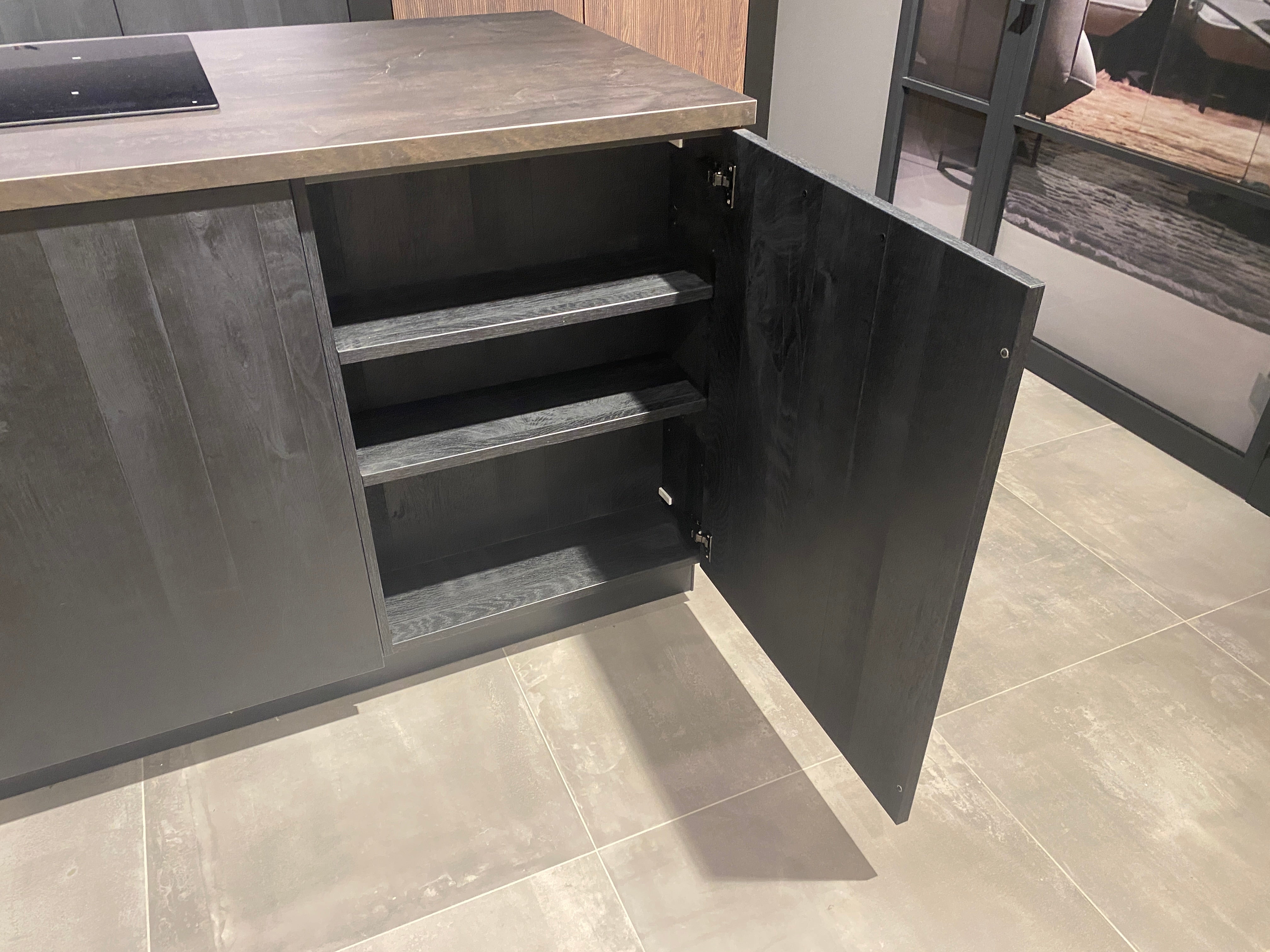 02510 - Moderne Rotpunkt keuken