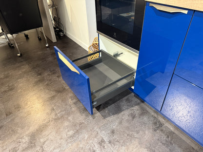 02558 - Nachtblauwe hoekkeuken