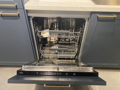 02644 - Blauw klassieke hoekkeuken