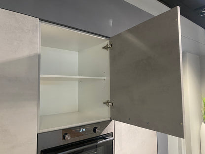 02646 - Grijze eilandkeuken met bar