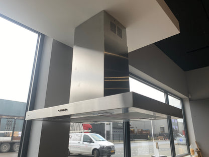 02650 - Laklaminaat zwarte eilandkeuken