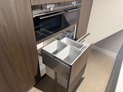 03060 - Donker eiken fineer eilandkeuken