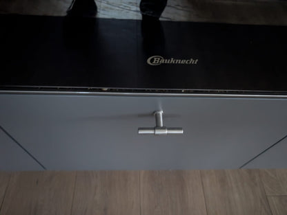 03124 - Grijze schiereiland keuken