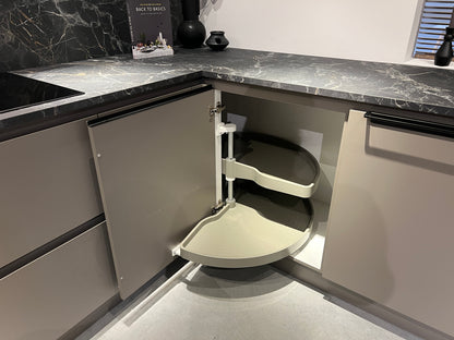 03385 - Pronorm agaatgrijze hoekkeuken