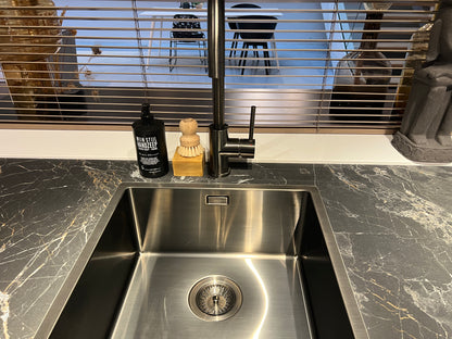 03385 - Pronorm agaatgrijze hoekkeuken