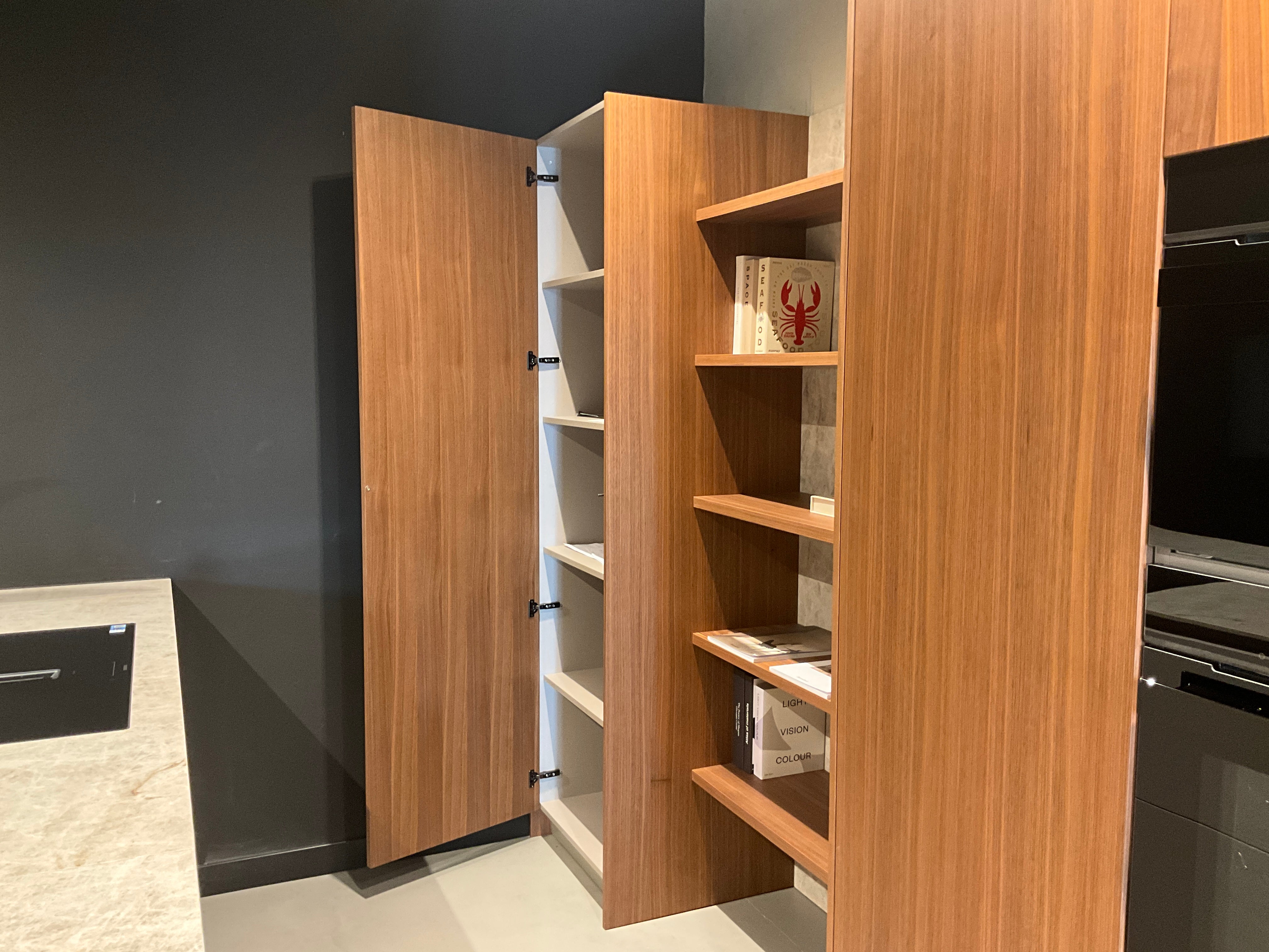 02448 - Eiken fineer eilandkeuken