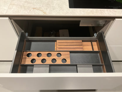 02448 - Eiken fineer eilandkeuken