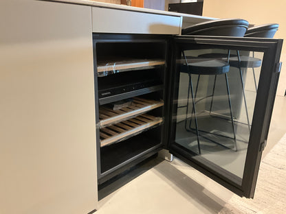 02448 - Eiken fineer eilandkeuken