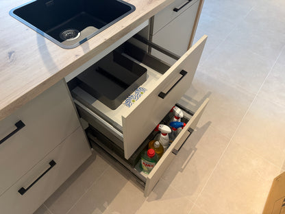 04053 - Impuls showroomkeuken met houten eiland