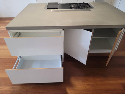 03625 - Witte eilandkeuken