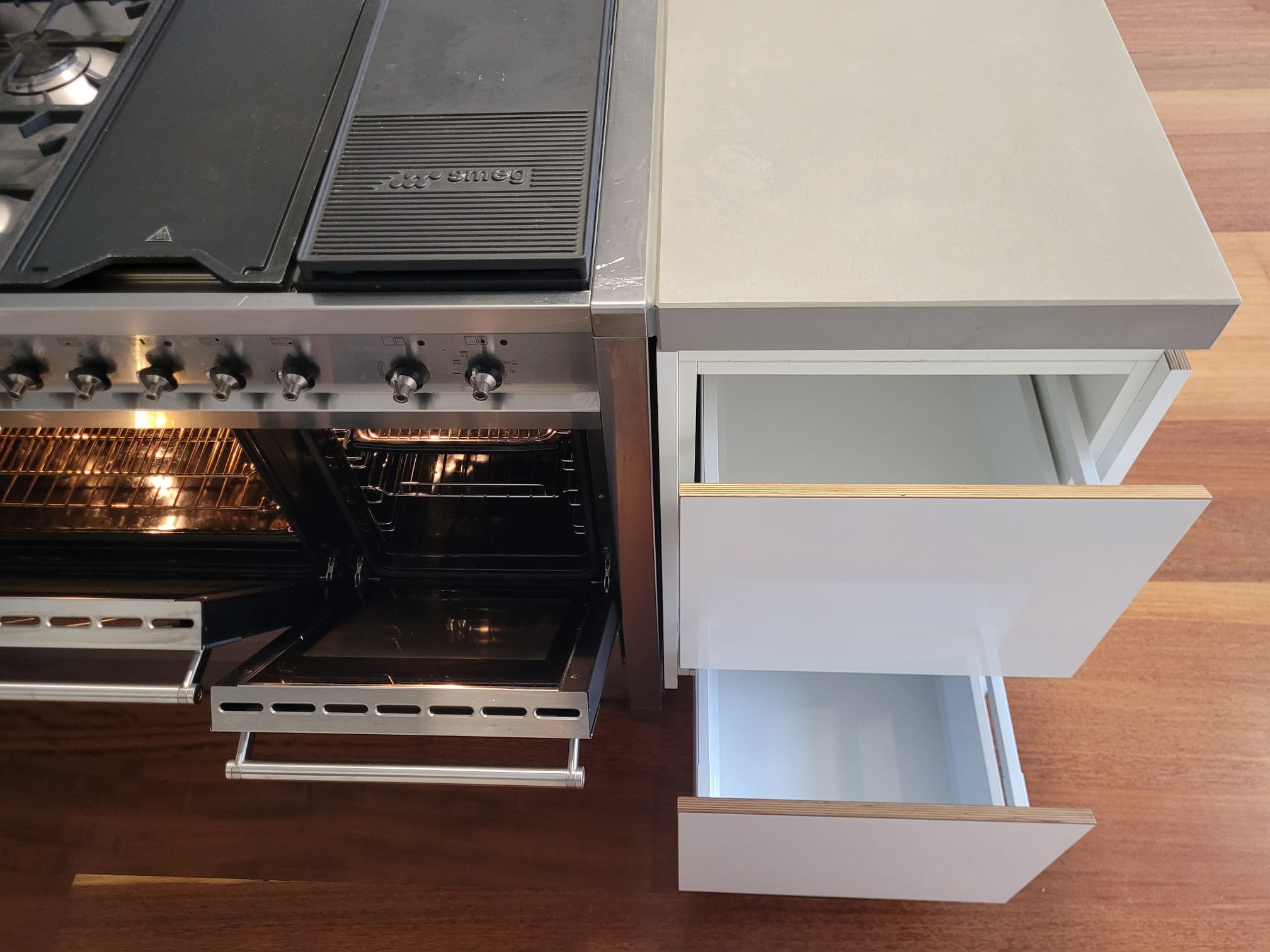 03625 - Witte eilandkeuken