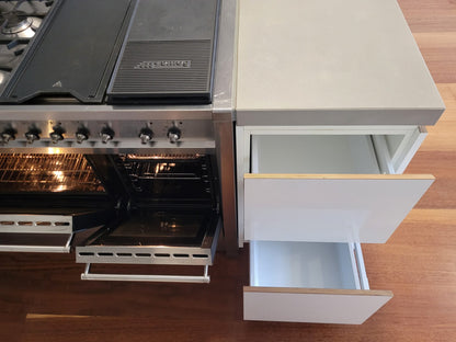 03625 - Witte eilandkeuken