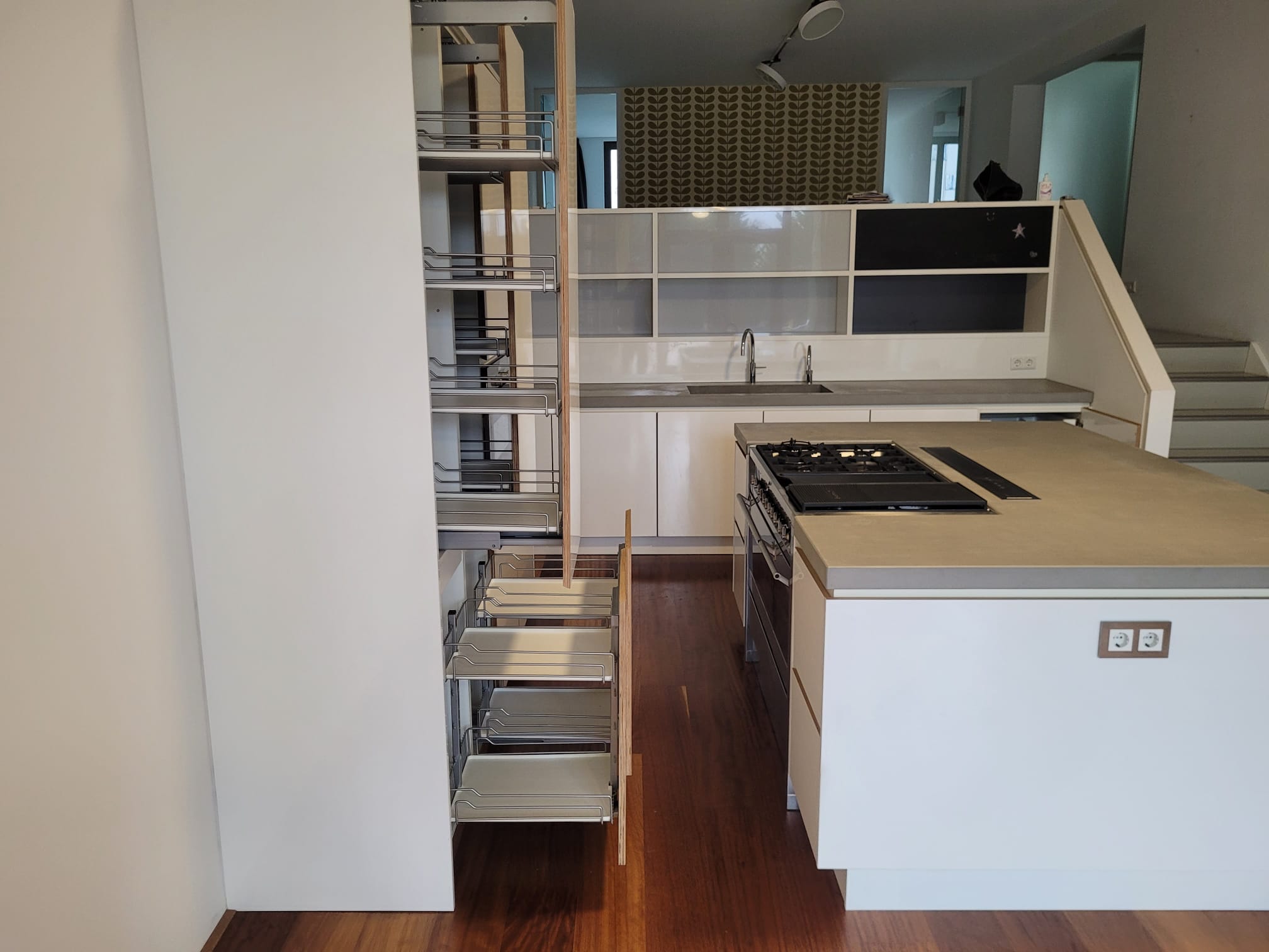 03625 - Witte eilandkeuken