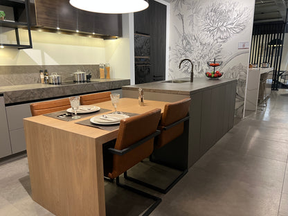 03751 - Moderne eilandkeuken met tafel