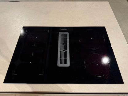 04007 - Kiezelgrijze schiereiland keuken