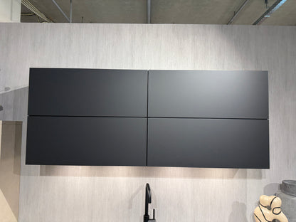 04007 - Kiezelgrijze schiereiland keuken