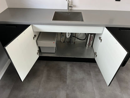 02904 - Mat zwarte parallel keuken