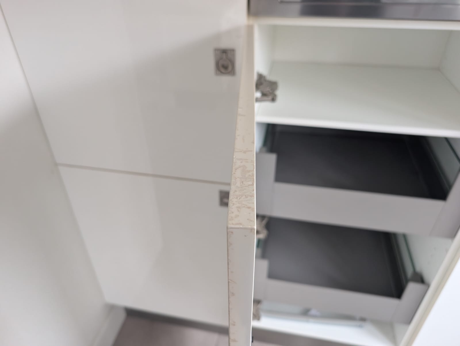 03605 - Modern/landelijke hoekkeuken