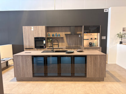 02440 - Nolte houtdecor eilandkeuken