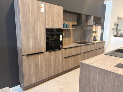 02440 - Nolte houtdecor eilandkeuken