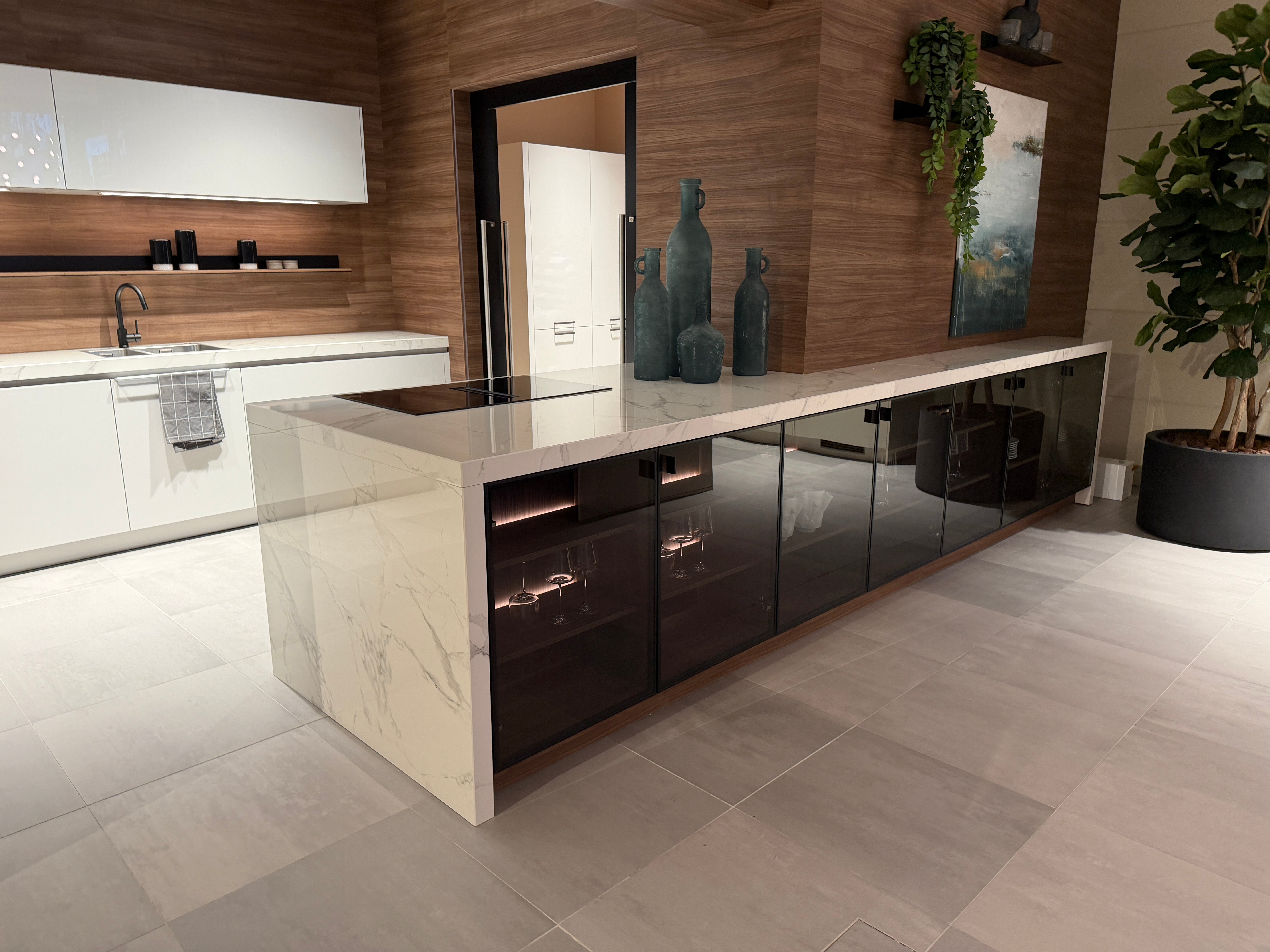 04729 - Luxe Pronorm keuken met glazen fronten