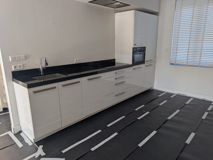 03377 - Witte rechte keuken
