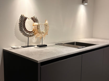 03973 - Moderne keuken met kastenwand