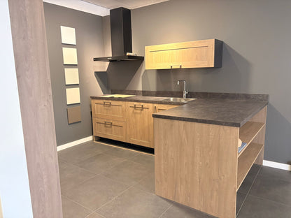 04649 - Houtlook schiereiland keuken