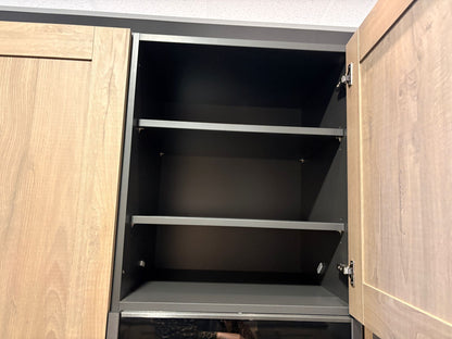 04649 - Houtlook schiereiland keuken