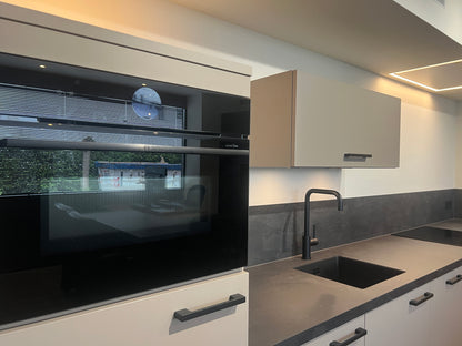 04303 - Beton grijze recht keuken