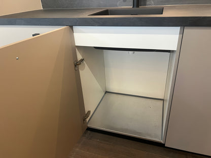 04303 - Beton grijze recht keuken
