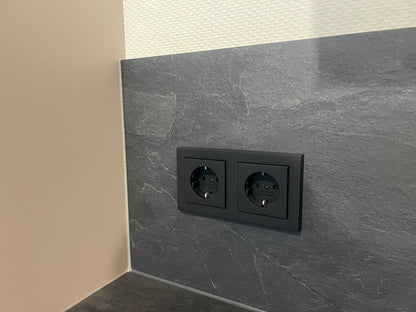 04303 - Beton grijze recht keuken