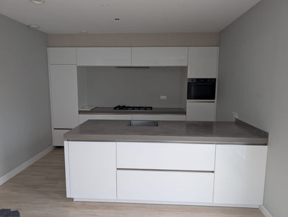 04325 - Witte schiereiland keuken van Schmidt