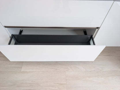 04325 - Witte schiereiland keuken van Schmidt