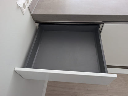 04325 - Witte schiereiland keuken van Schmidt