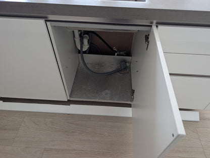 04325 - Witte schiereiland keuken van Schmidt