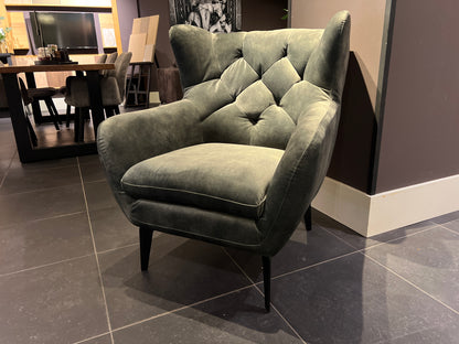04973 - Luxe velvet fauteuil