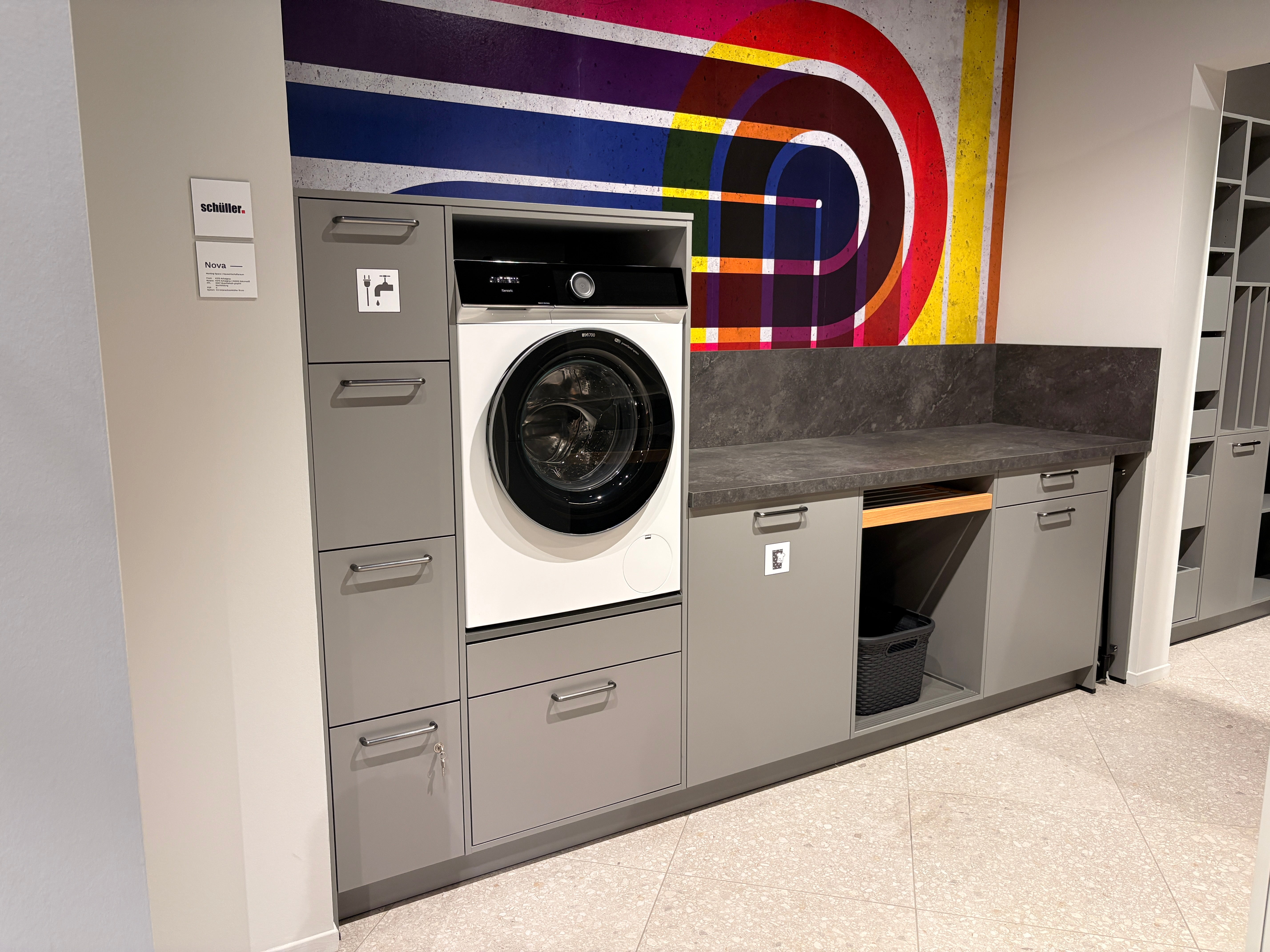 05093 - Schüller Nova bijkeuken met wasmachine