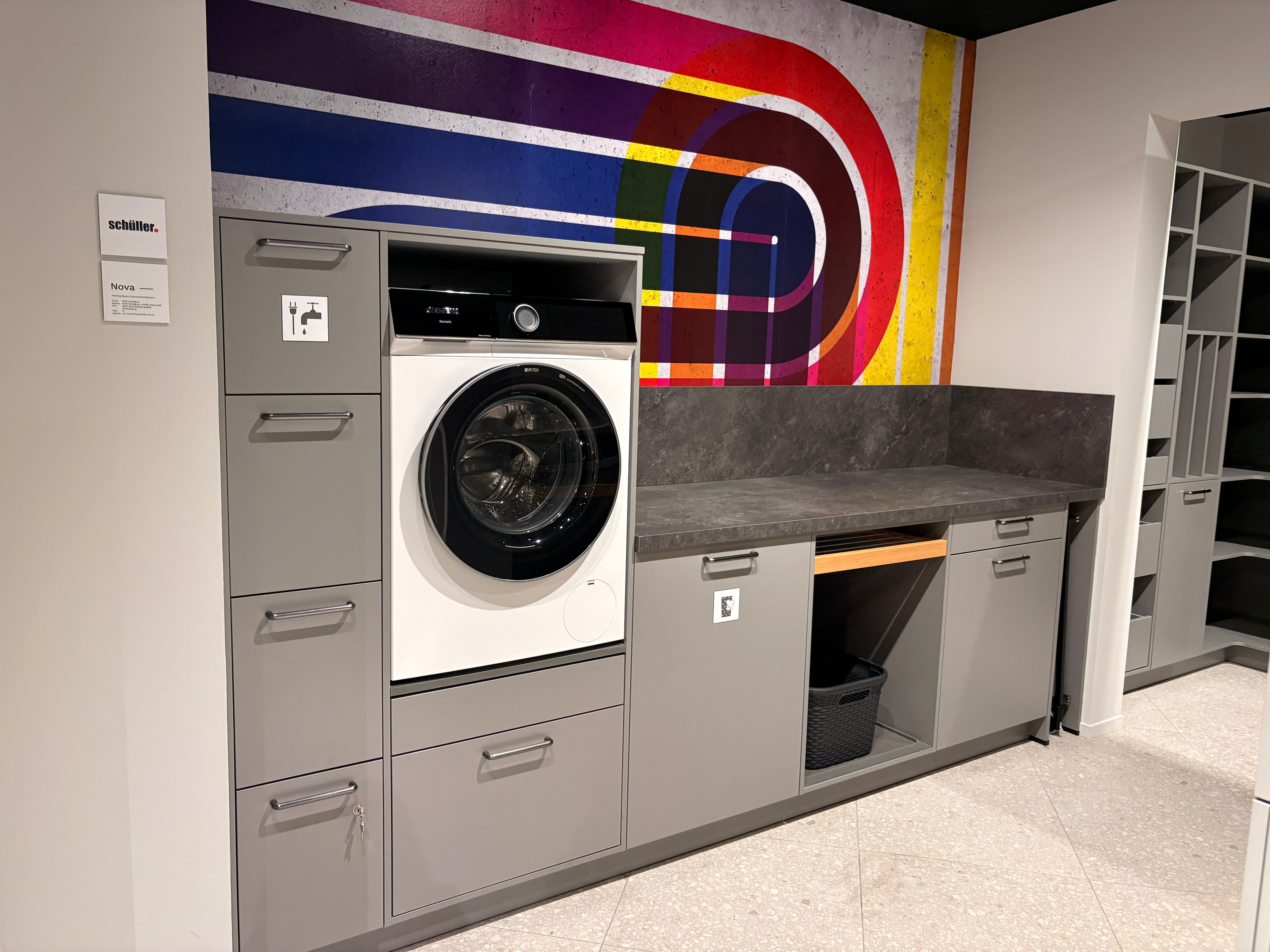 05093 - Schüller Nova bijkeuken met wasmachine